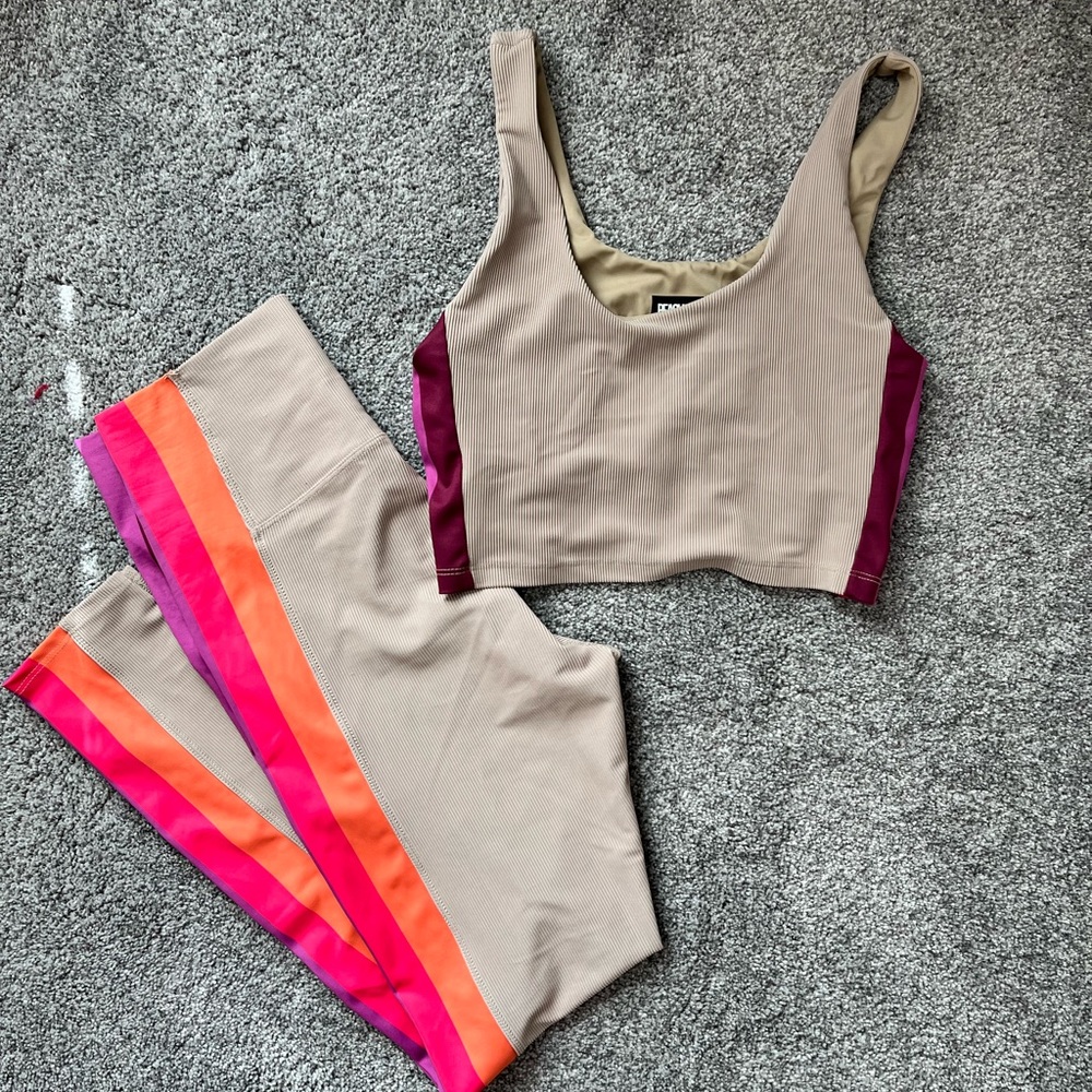 - Beach Riot Sunset Stripe Set